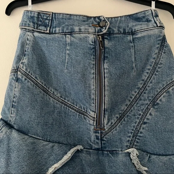 AJE Denim Mini Skirt • Classic Wash • Second Hand • Size 4AU RRP $295 - Picture 9 of 16